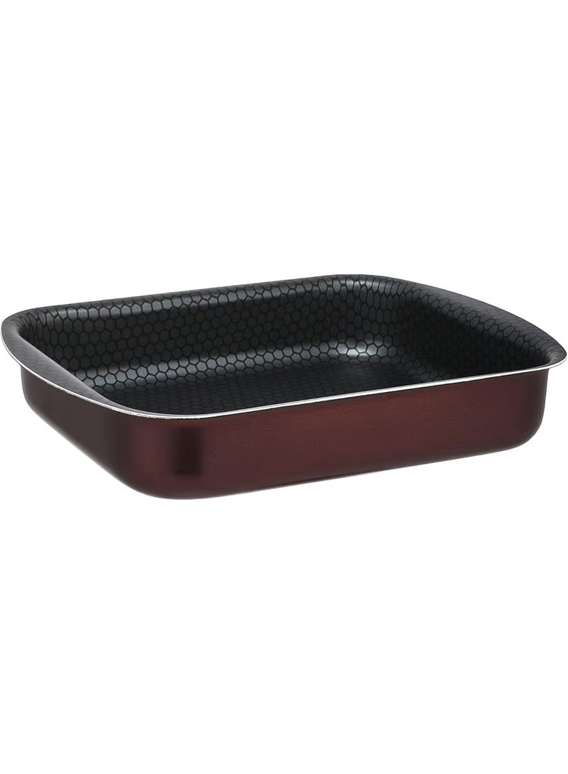 Trueval tray set, 25cm/35cm, dark red color - Image 2